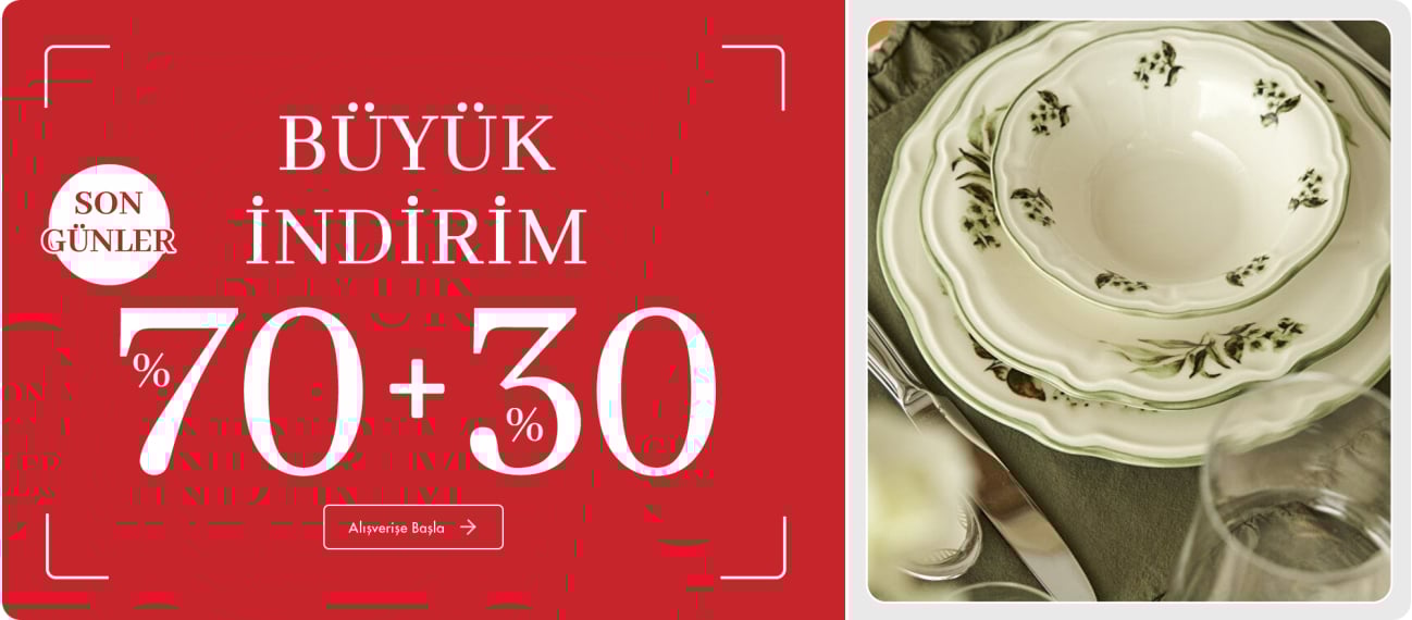 %70 + %30 İndirim