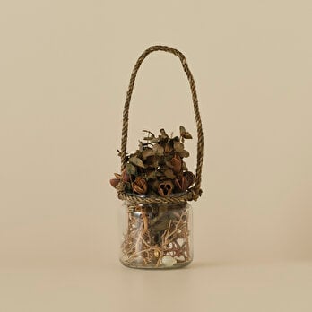 Teraryum Saplı Cam Saksı (12x30 cm)
