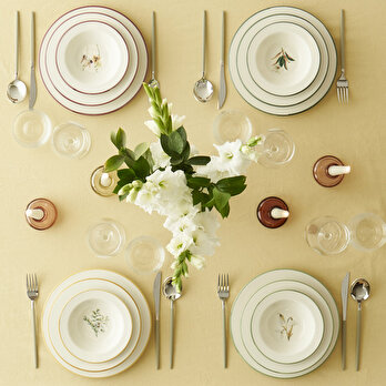 Garden Stoneware 12 Parça 4 Kişilik Yemek Takımı Mix