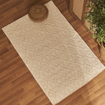 Bogota Çift Taraflı Kilim Krem (120x180 cm)