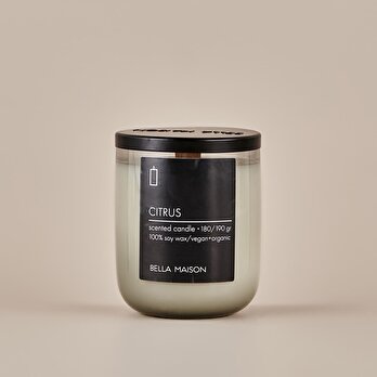 Citrus Ahşap Fitilli Soy Wax Mum