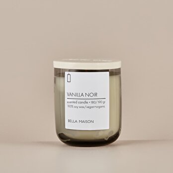 Vanilla Noir Ahşap Fitilli Soy Wax Mum