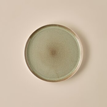 Glaze Stoneware Pasta Tabağı Yeşil (21 cm)