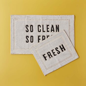 Clean Fresh Paspas Takımı Beyaz (60x100 - 50x60 cm)