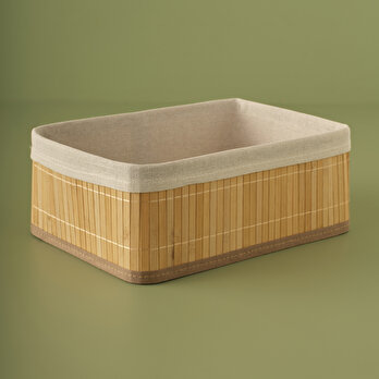 Bres Bambu Düzenleyici Kutu Naturel (30x20x12 cm)