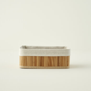 Bres Bambu Düzenleyici Kutu Naturel (27x17x10 cm)