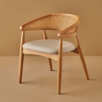 Ocaliptus Sandalye Naturel (54x49x79 cm)