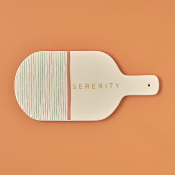 Serenity Seramik Sunum Tabağı (31,5x15 cm)