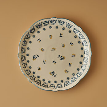 Mabel Stoneware Sunum Tabağı Mavi (32 cm)