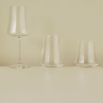 Shape Kristal Bardak-Kadeh Seti 18'li Naturel
