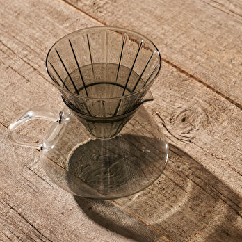 Tapered Filtre Kahve Demliği Gri (700 cc)