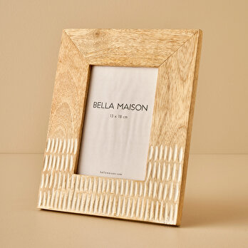 Edna Mango Ağacı Dekoratif Çerçeve Naturel (23x2x28 cm)
