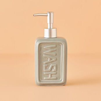 Wash Sıvı Sabunluk Yeşil (8x5x18 cm)