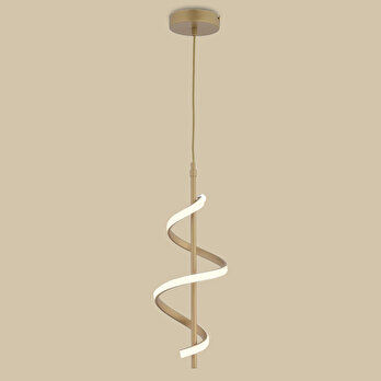 Tornado Sarkıt Led Avize Gold (20x75 cm)
