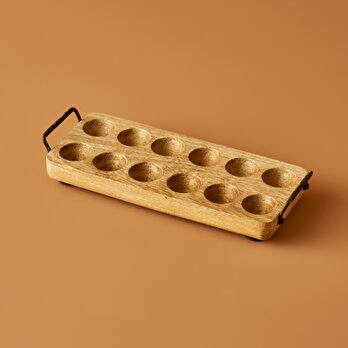 Spark 12'li Yumurtalık Naturel (34x11x5 cm)