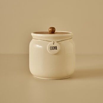 Cookie Seramik Kavanoz Krem (2100 ml)