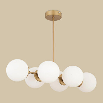 Carla 6'lı Avize Eskitme (60x85 cm)