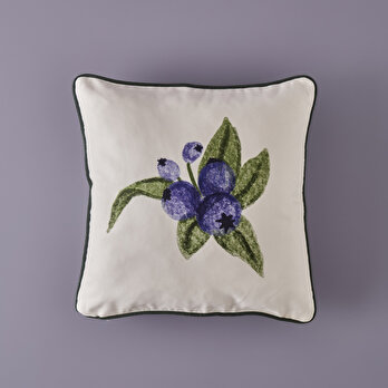 Blueberry Biyeli Kırlent Kılıfı Mor (45x45 cm)