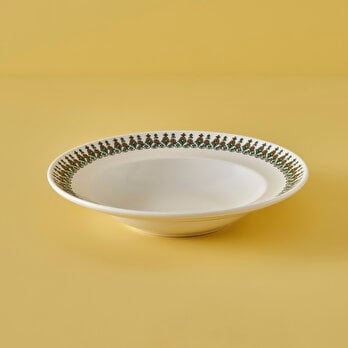 Indian Porselen Makarna Tabağı Yeşil (28 cm)