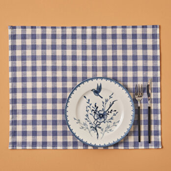 %100 Pamuk Bleu Blanc Amerikan Servis Mavi (35x45 cm)