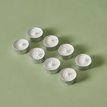 Flor Tealight Mum Beyaz 8'li Beyaz (12 gr)