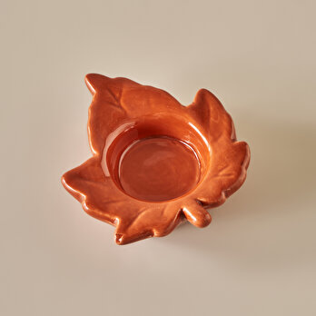 Leaf Mumluk Kırmızı (9x8x3 cm)