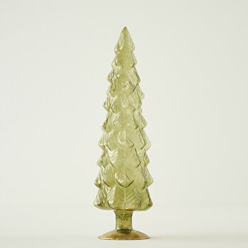 Pine Tree Dekoratif Obje Yeşil (10x10x35 cm)