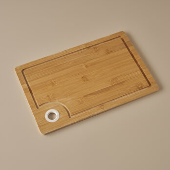 Ronna Bambu Kesme Tahtası Krem (36x23x1 cm)