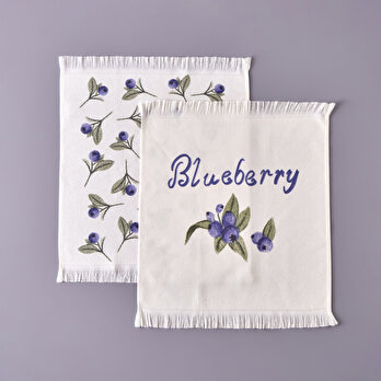 Blueberry Pamuklu Kurulama Bezi 2'li (40x50 cm)