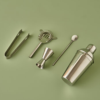 Fepe Kokteyl Shaker Seti Silver