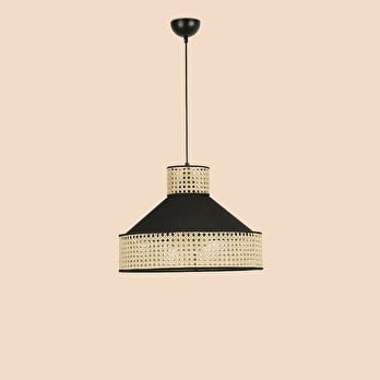 Henry Rattan Sarkıt Siyah (35x40x70 cm)
