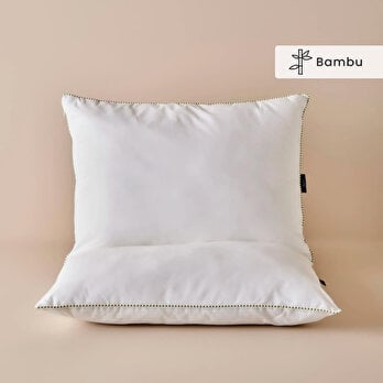 Fluffy Bambu 2'li Yastık Beyaz (50x70 cm)