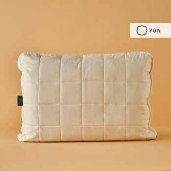 Deluxe Yün Yastık Beyaz (50x70)