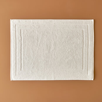 %100 Pamuk Premium Dorita Ayak Havlusu Beyaz (50x70 cm)