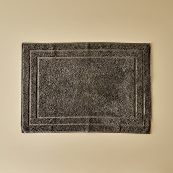 %100 Pamuk Premium Dorita Ayak Havlusu Koyu Gri (50x70 cm)