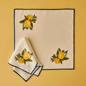 Lemoncello Pamuklu Peçete Sarı (40x40 cm)