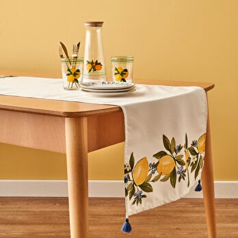 Lemoncello Pamuklu Runner Sarı (50x150 cm)