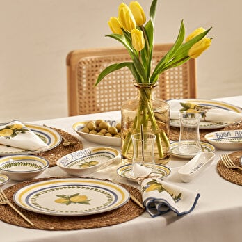 Lemoncello Porselen 26 Parça 6 Kişilik Kahvaltı Takımı