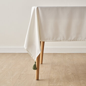 Basic Masa Örtüsü Beyaz (150x250 cm)