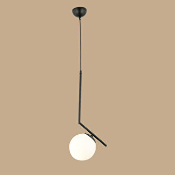 Brody Tekli Avize Siyah (80x41 cm)