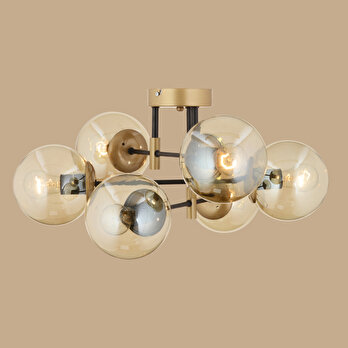 Cosmo 6'lı Avize Gold (35x70 cm)
