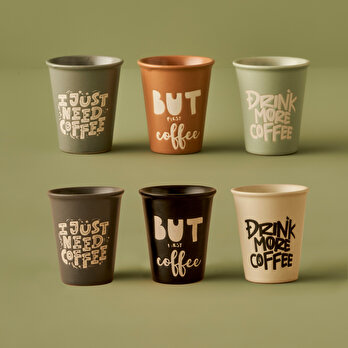 Need Stoneware Espresso Fincanı 6'lı (100 cc)