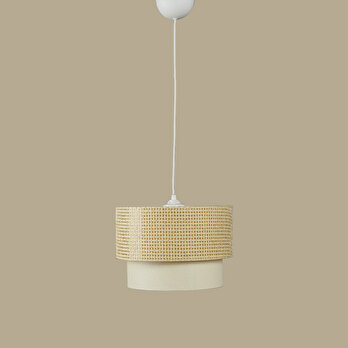 Pablo Sarkıt Avize Rattan Beyaz (38x21x70 cm)