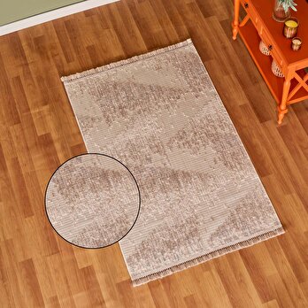 Tavena Modern Halı Vizon (100x300 cm)