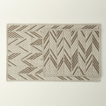 %100 Pamuk Corner Paspas Takımı Vizon (60x100 cm)
