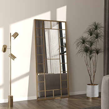 Selene Boy Aynası Gold (80x180 cm)