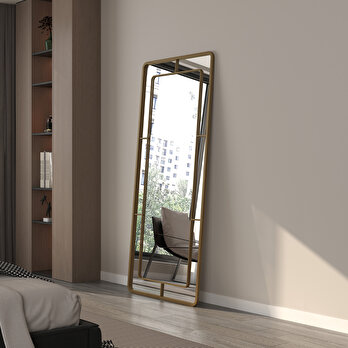 Elysia Boy Aynası Gold (80x180 cm)
