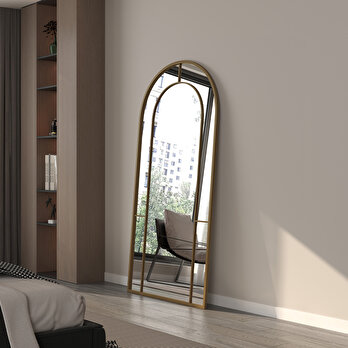 Astelia Boy Aynası Gold (90x180 cm)
