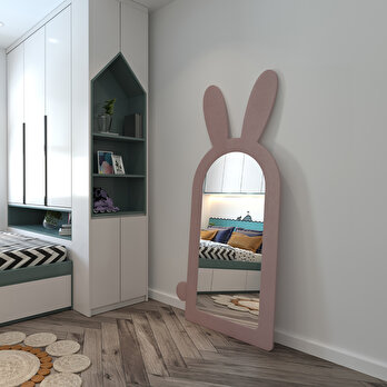 Bunny Çocuk Boy Aynası Pembe (90x150 cm)