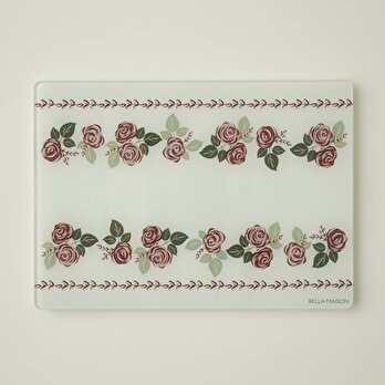 Rose Cam Kesme Tahtası (35x25 cm)